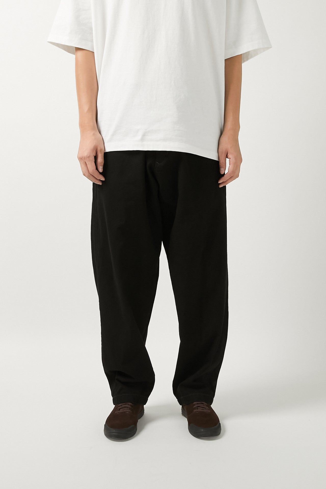 BHARAT DENIM SKATE PANTS BLACK