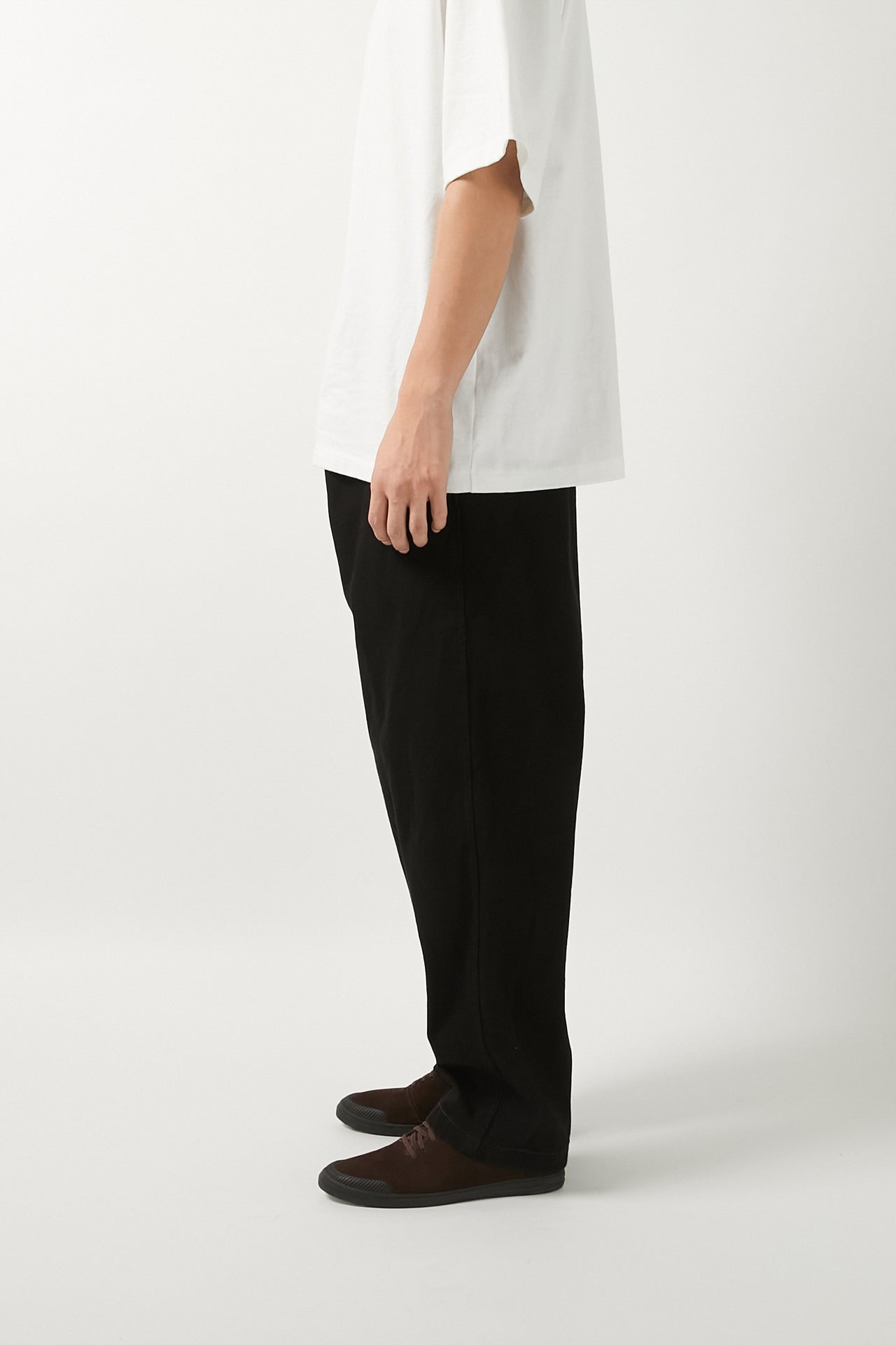 BHARAT DENIM SKATE PANTS BLACK