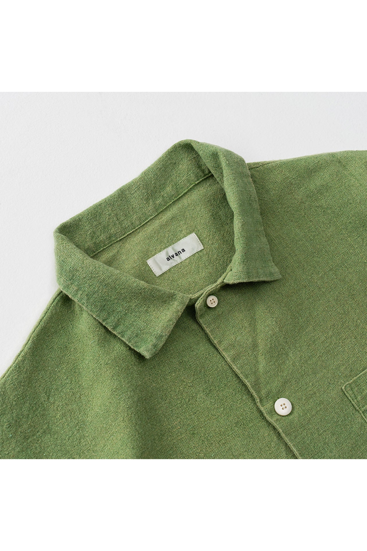 HANDSPUN HEMP OPEN COLLAR SHIRTS