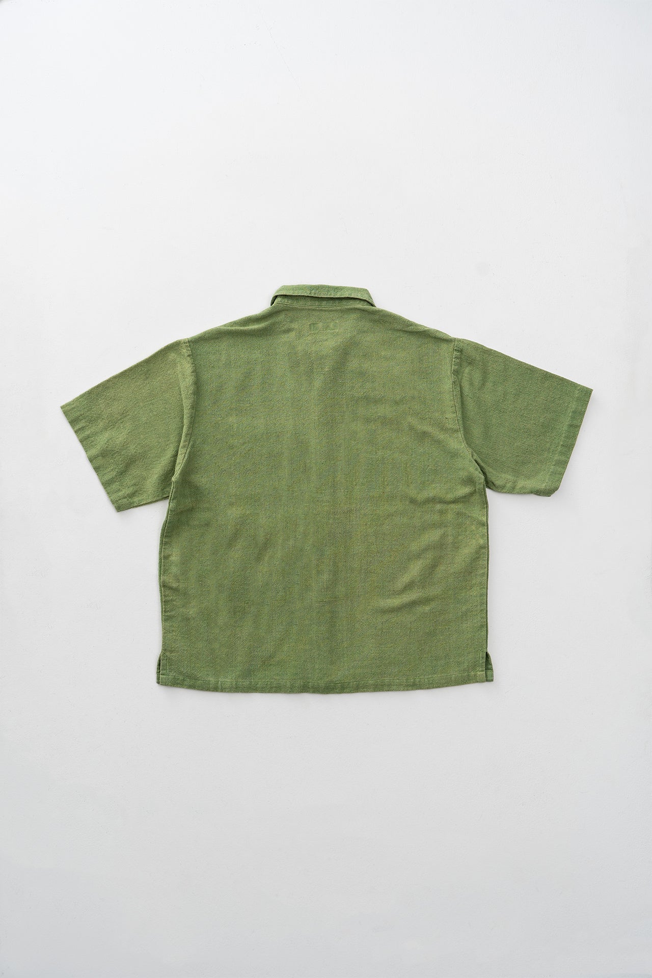 HANDSPUN HEMP OPEN COLLAR SHIRTS