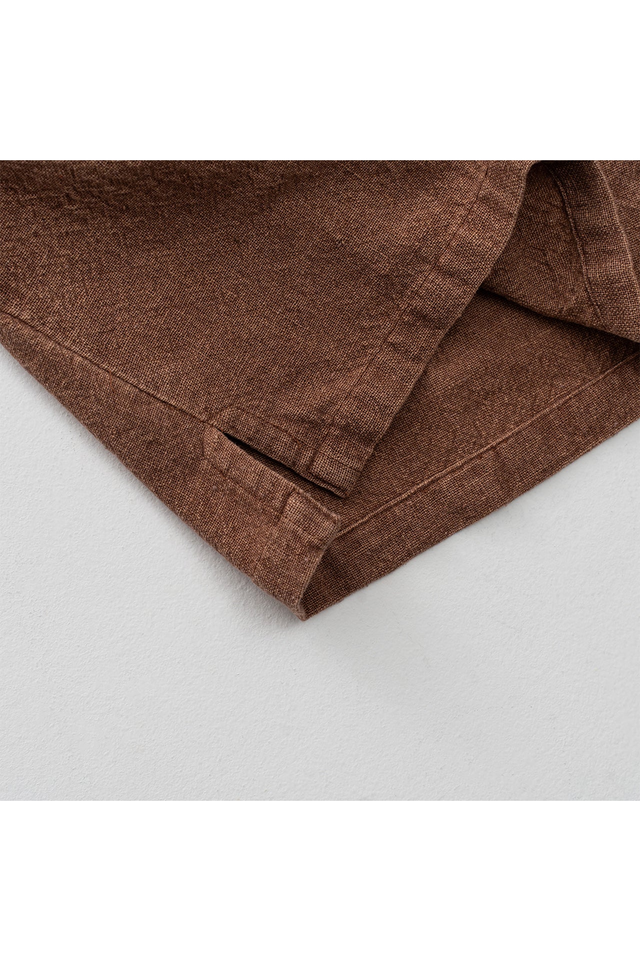 HANDSPUN HEMP OPEN COLLAR SHIRTS