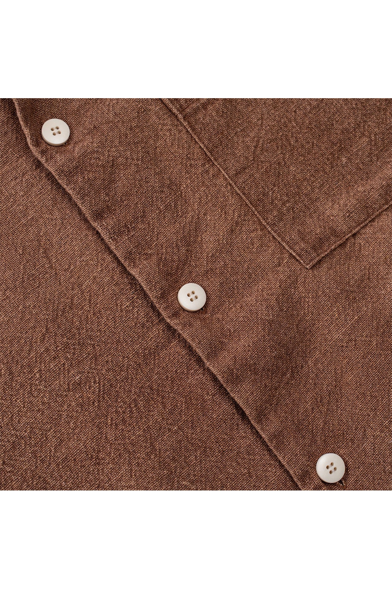 HANDSPUN HEMP OPEN COLLAR SHIRTS
